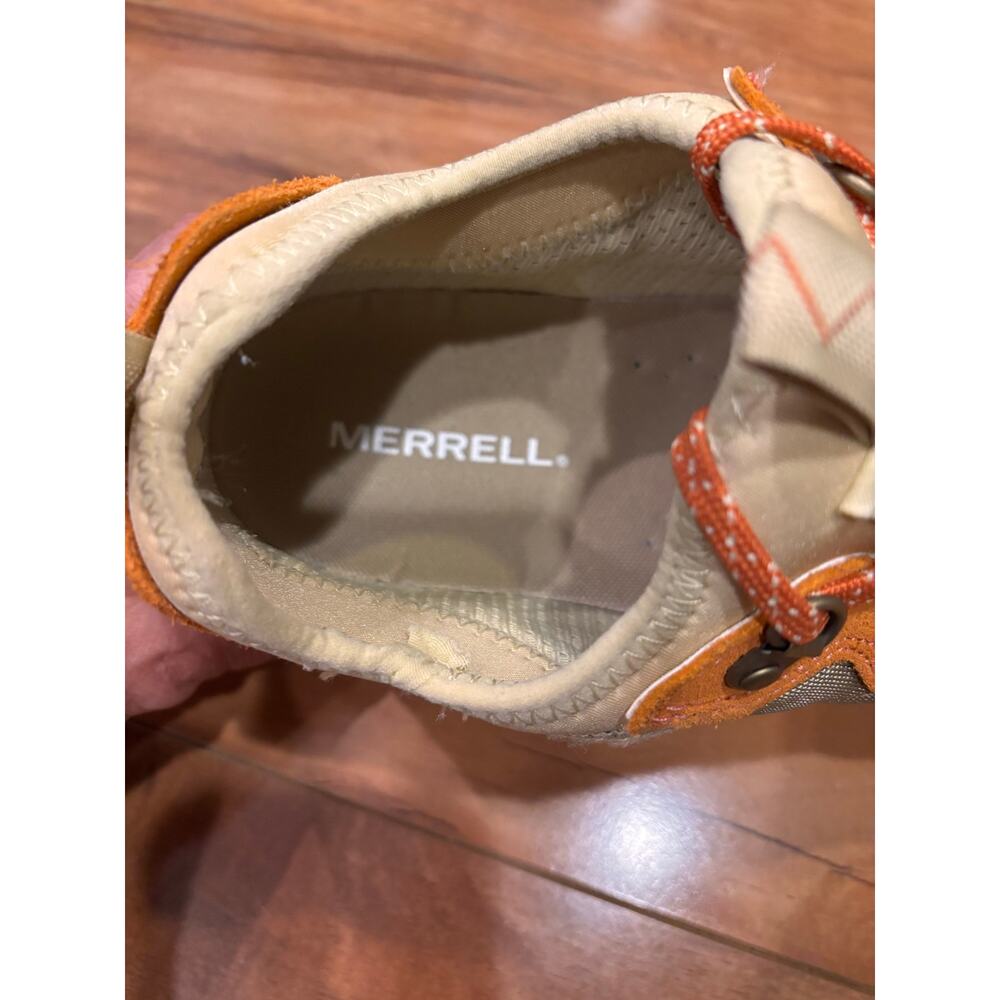Merrell Alpine 83 men’s athletic shoes size 10.5. Orange suede and tan. J006689 - Picture 7 of 7
